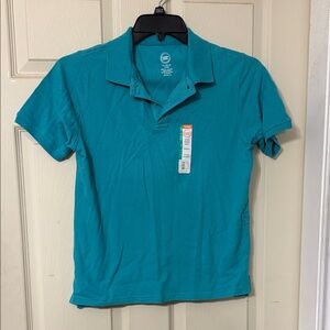 Wonder Nation Kids Teal Polo Shirt